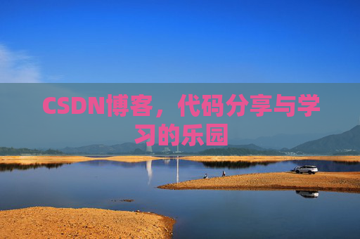 CSDN博客，代码分享与学习的乐园